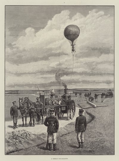 Un ballon de guerre allemand - Johann Nepomuk Schonberg